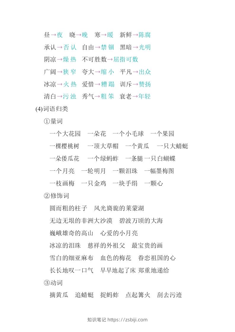 图片[3]-五年级语文下册知识要点汇总（部编版）-知识笔记