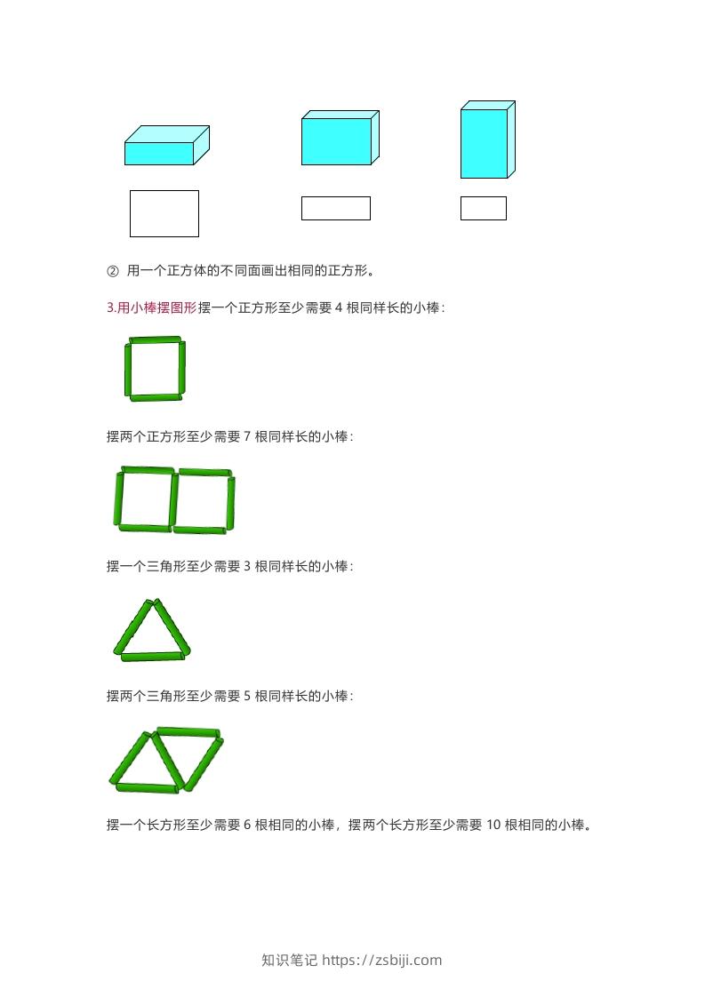 图片[2]-苏教版数学1年级下册数学知识点-知识笔记