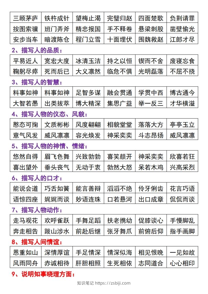 图片[2]-【三上】语文必背汇总-知识笔记