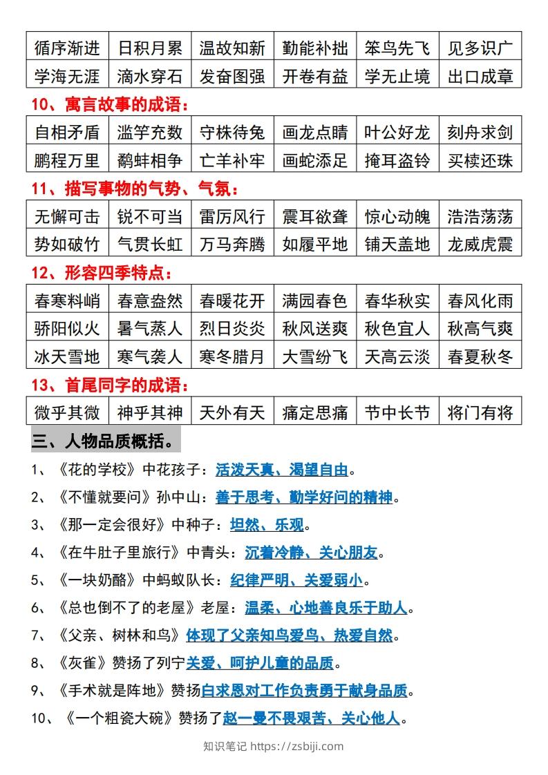 图片[3]-【三上】语文必背汇总-知识笔记